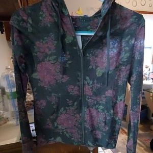 Long sleeve zip up aeropostale light material shir